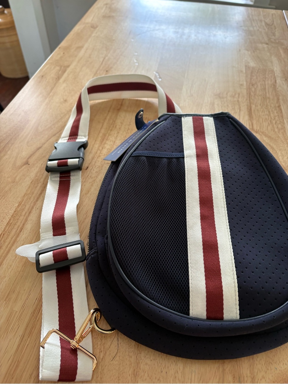 NWT Parker and Hyde Pickleball Backpack Navy, Red & White